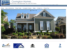 Tablet Screenshot of covingtonhomes.net